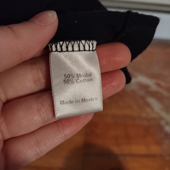 Hi-low midi dress with open back Black Poppy owl design modal - Picture 7 of 8